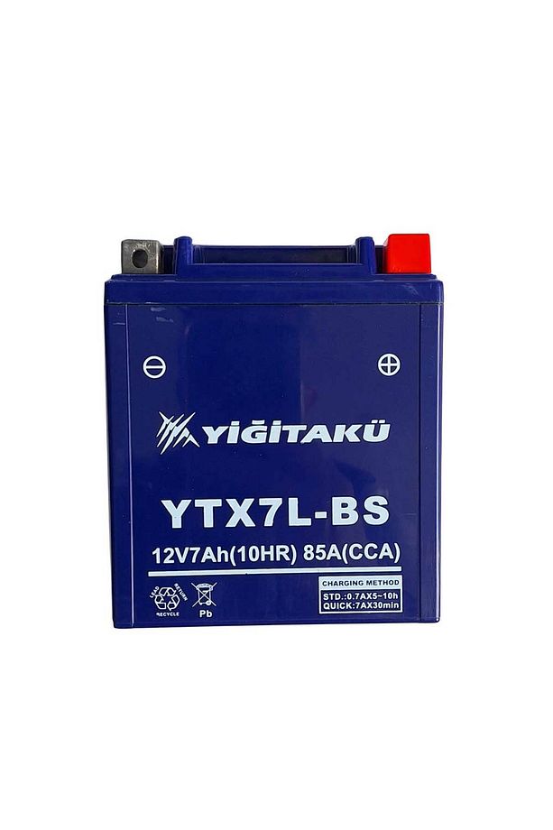 AGM Kuru Akü 12 Volt 7 Amper YTX7L-BS - 2