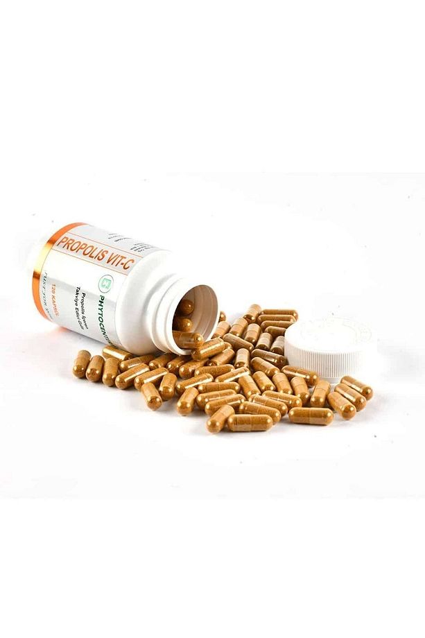 Propolıs Vıt-c Propolis, Zerdeçal Ve C Vitamini Içeren Takviye Edici Gıda 120 Kapsül - 5
