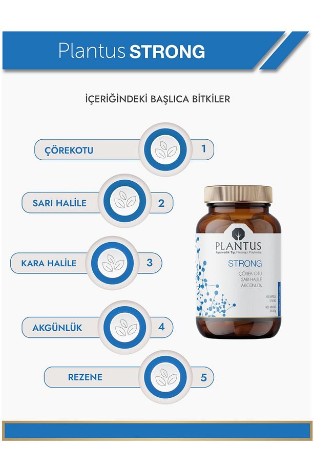 Strong Çörekotu, Sarı Halile, Akgünlük Ekstraktı Bitkisel Kapsül- Bağışıklık Sistemine Destek - 5