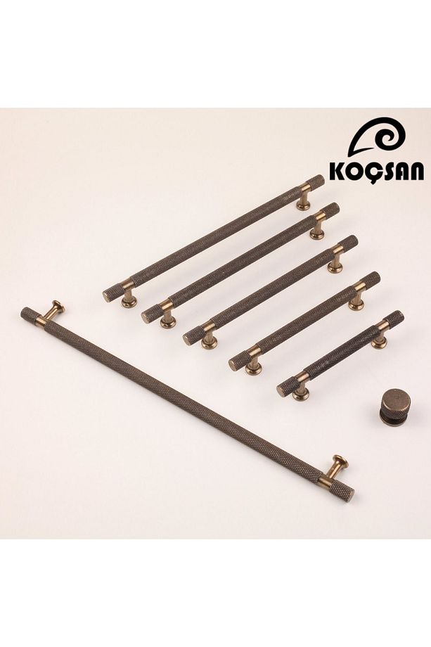 Firuze Antik Sarı 192 Mm Kulp Lüks Country Mutfak Mobilya Dolap Çekmece Kulpu - 5