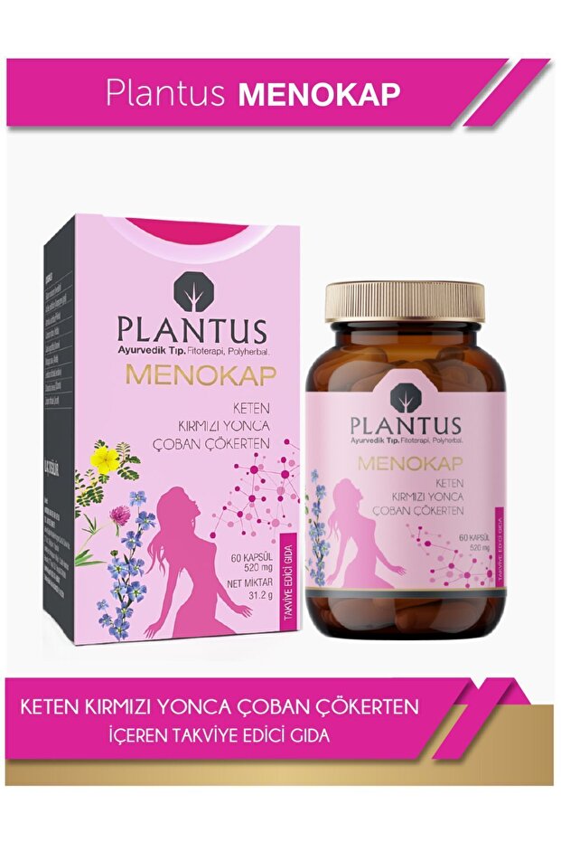 Menokap Bitkisel 60 Kapsül |Kadın Geçiş Dönemi Desteği | - 2