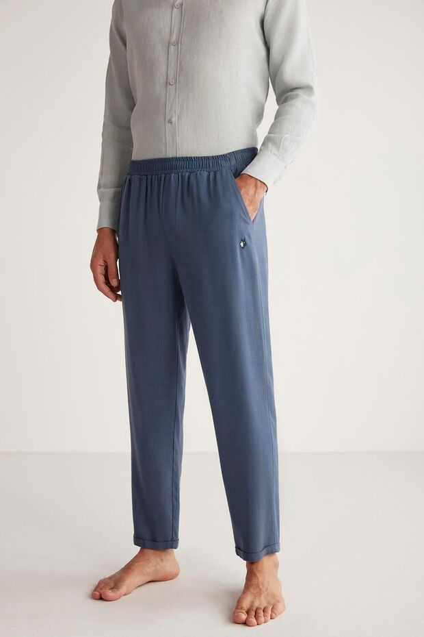 Keten pantolon-FT424 - 1