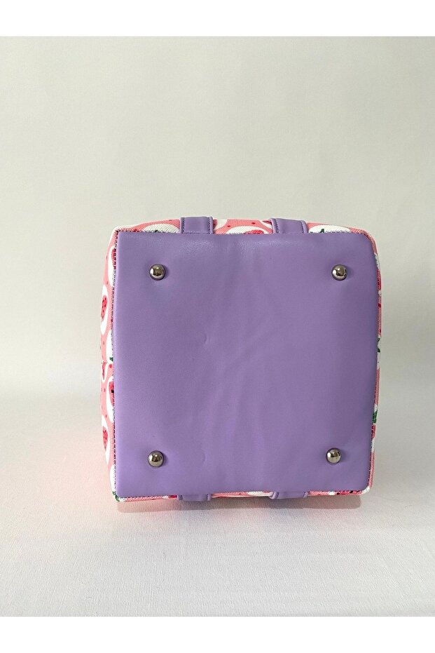 حقيبة عشاء - نمط الفراولة - 4