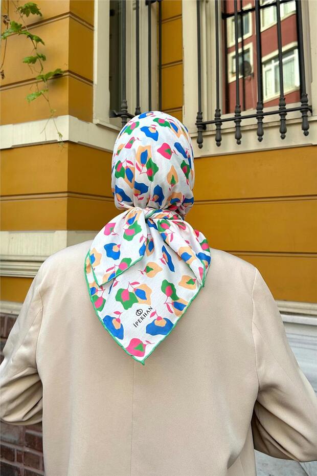 Eșarfă Moale Leaf Verde 1150-17 - 3