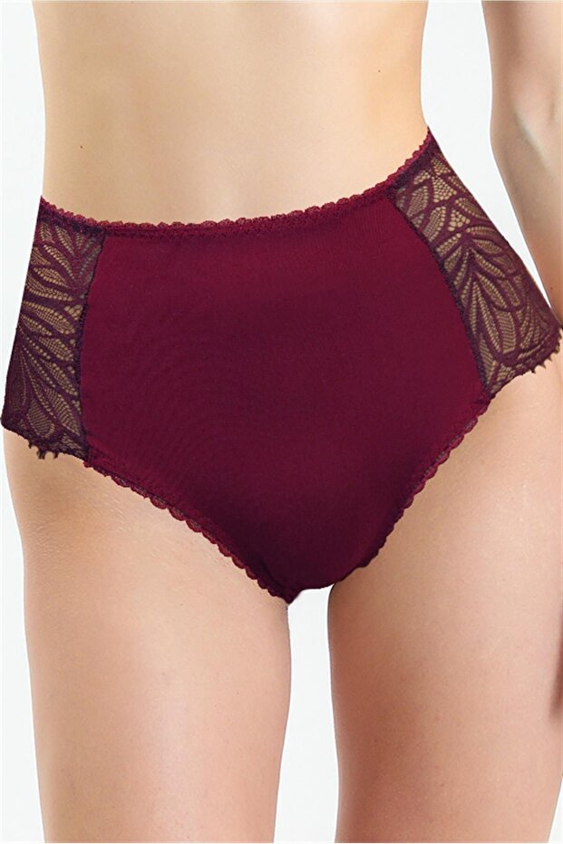 Dantelli Yüksek Bel Külot - 586 - 1