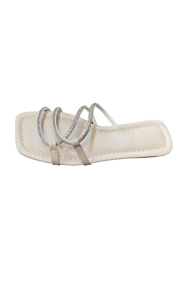 Women's Flat Thin Sole Stone Slippers