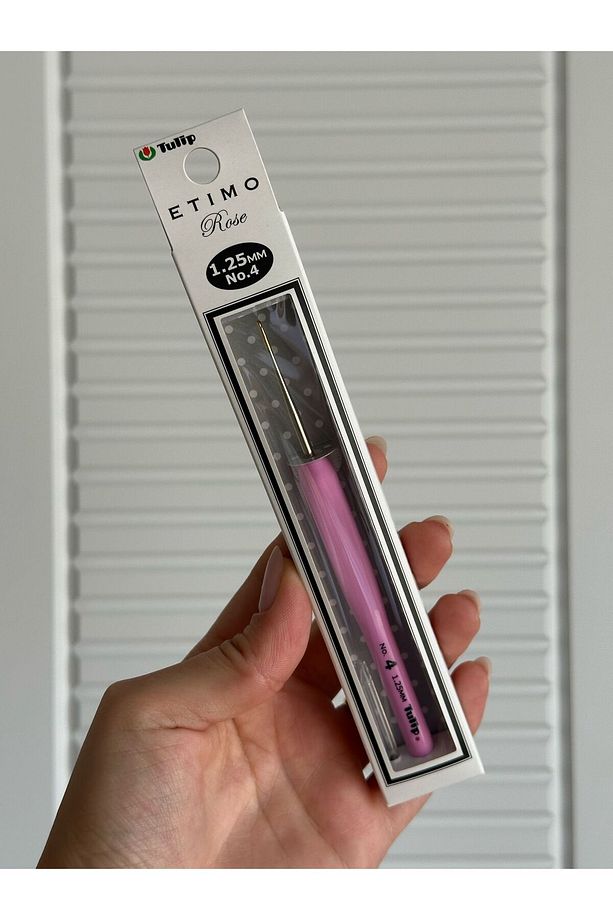 Etimo Rose 1.25 mm No.4  Silikon Saplı Örgü Tığı - 1