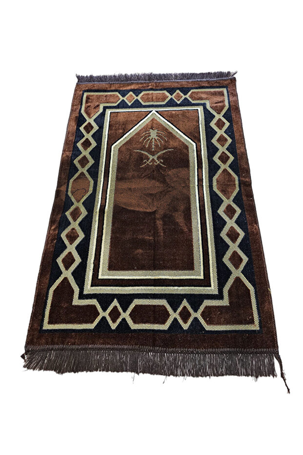 Velvet Prayer Mat - Luxury Brown