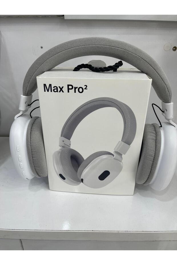 Max 2 Bluteetooth Kulaklık Hafıza Kartı Aux Girişi Uzun Şarj Süresi Siyah Renk - 4