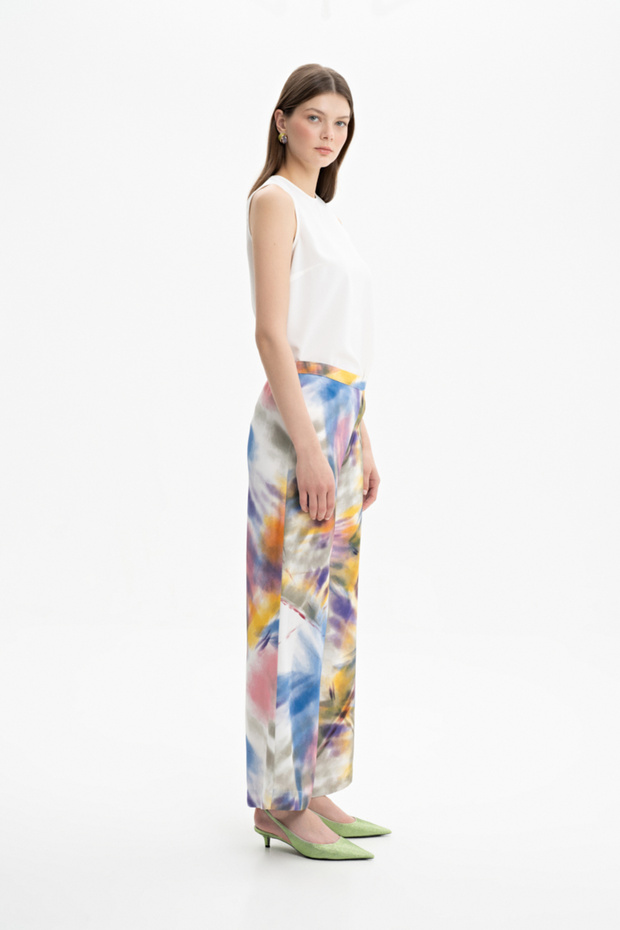 بنطال فضفاض منقوش - 2