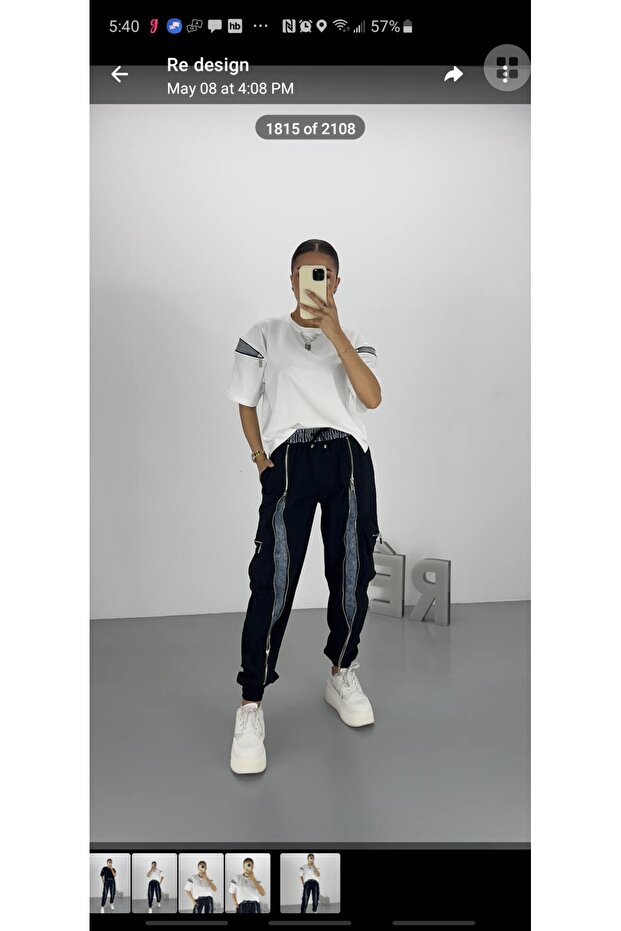 Kot Garni Fermuarlı Jogger - 2