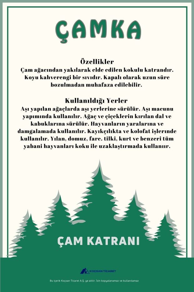 Çam Katranı 4 Kg - 4