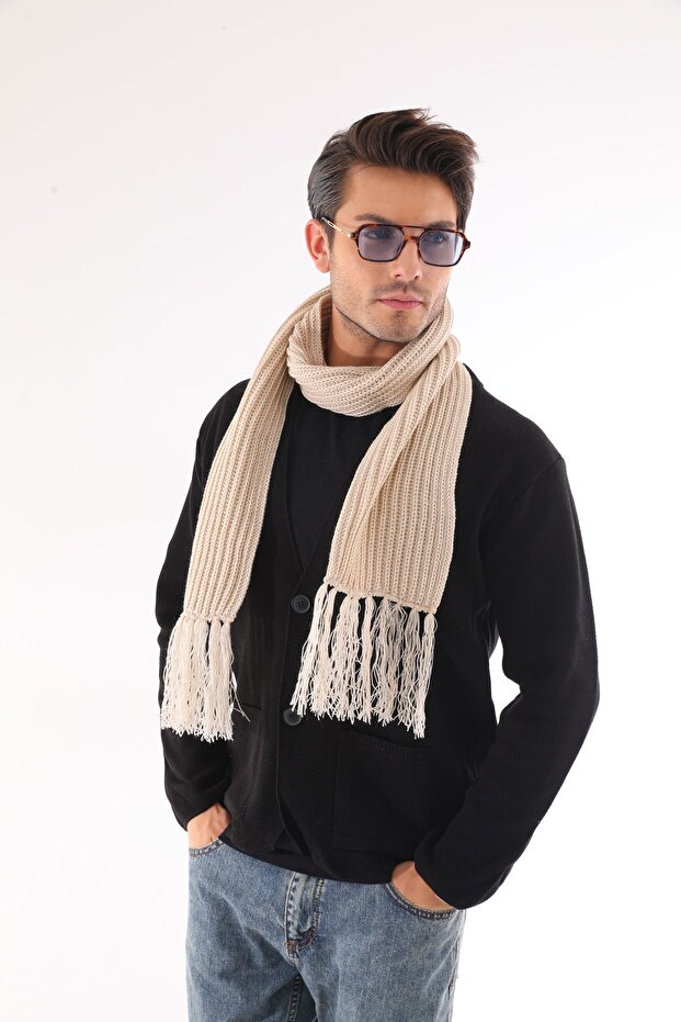 Erkek Selanik Örme Atkı - 4