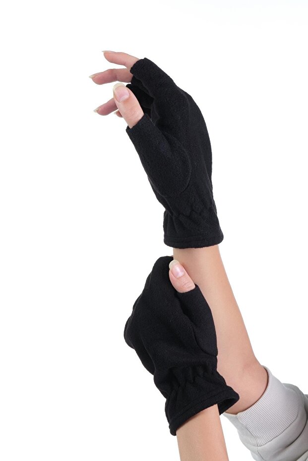 Unisex Fingerless Fleece Gloves