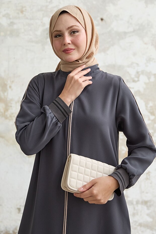 رمادي نصف الأنابيب مضلع Ferace - 2