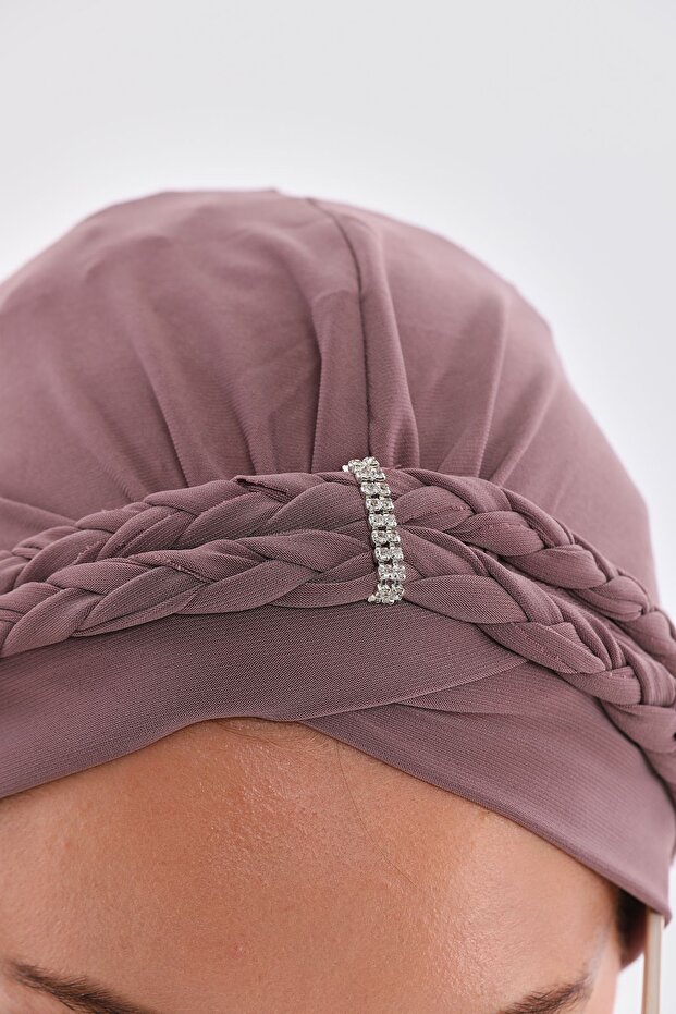 Çift Örgülü Bone - 3