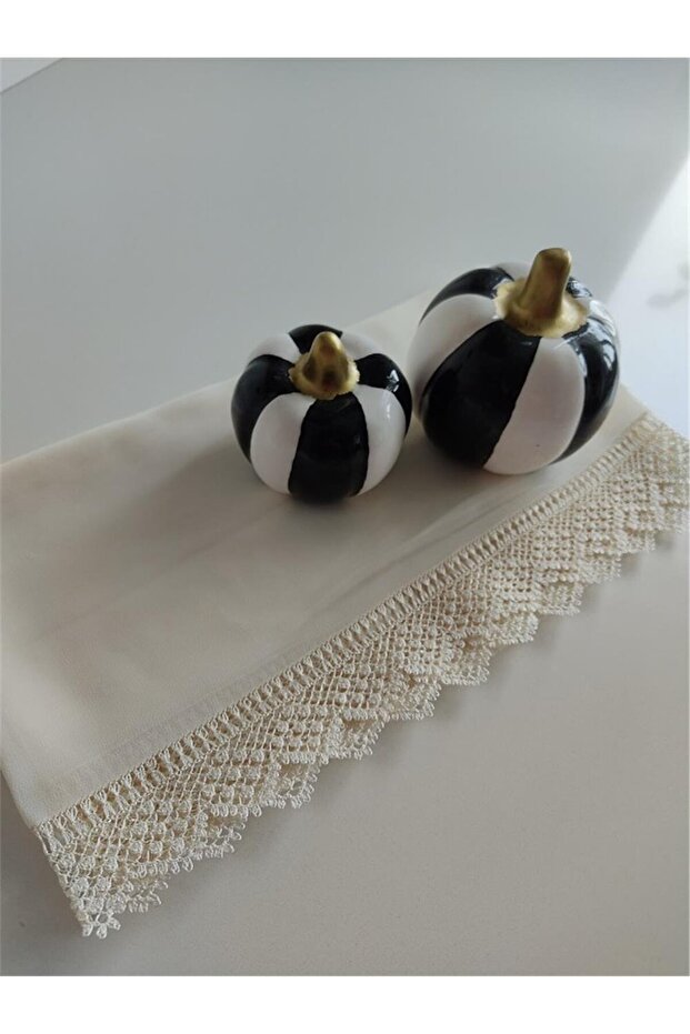 TÜL OYA DEMOR SILK 150*75 SINGLE SIDED CREAM WOMEN'S SCARF