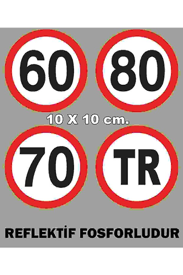 60 70 80 TR WRITING STICKER ADHESION STICKER TIR TRUCK ACCESSORY