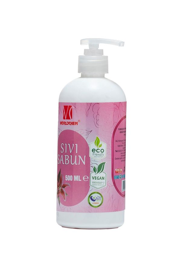 Bitkisel Sıvı Sabun Vegan Çevre Dostu Helal Sertifikalı 500 ml - 3