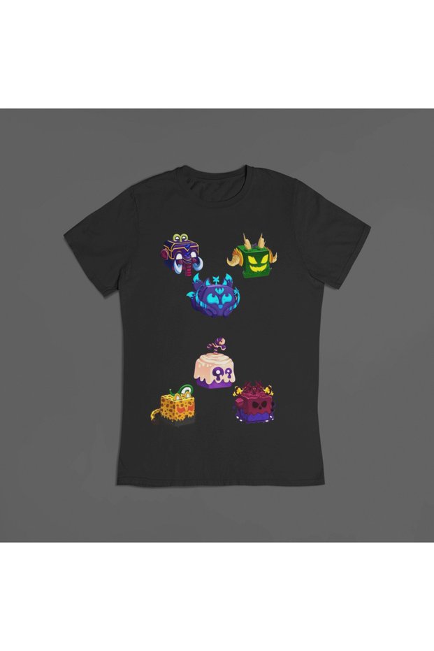 Blox Furits Printed Crew Neck Cotton Standard Fit Short Sleeve Youth and Children's Tshirt