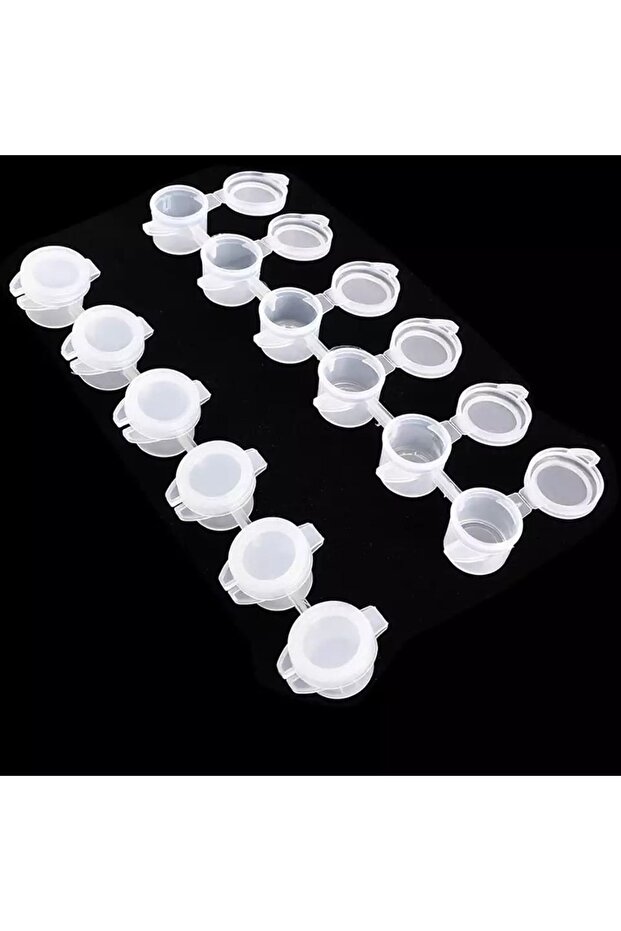 6 Lı 3ml Boş Boya Kutusu 5 Takım - 5