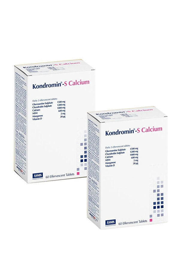 Kondromin-S Calsium 60 Effervescent Tablets - X2 Pack