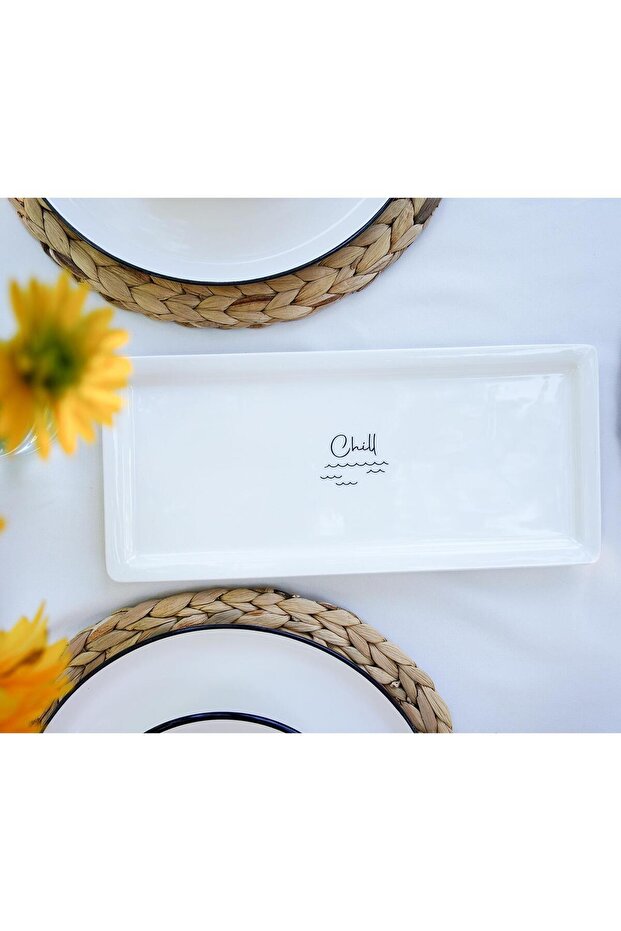 خدمة مستطيلة مقاس 35x16 سم من Summertime - 3