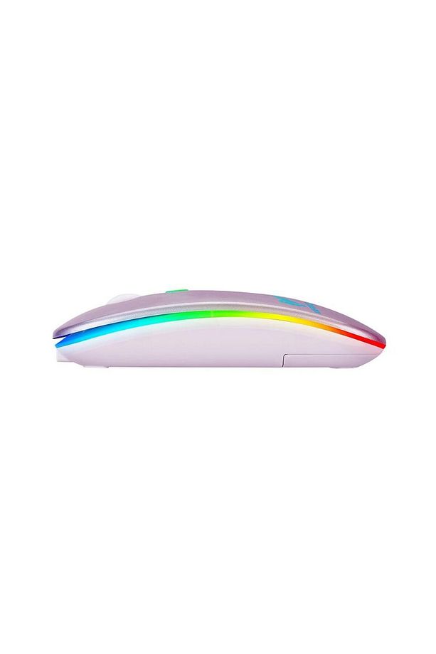 V5.0 Bluetooth & Wireless 2,4ghz Sessiz Kablosuz Mouse Pembe - 5