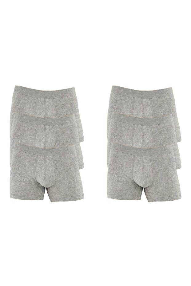 Men's Grey Cotton Comfortable Boxer Shorts