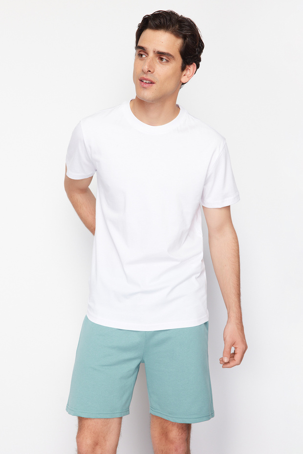Mint-Siyah Regular/Normal Fit 2'li Paket Şort&Bermuda TMNSS21SR0095 - 2