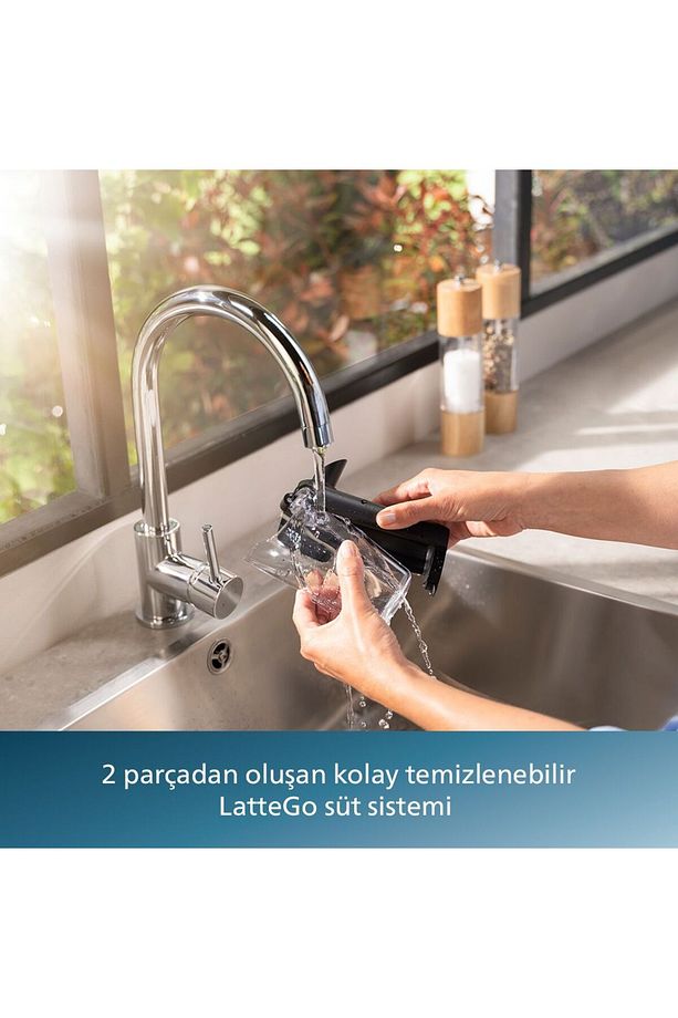 4400 Serisi LatteGo Tam Otomatik Espresso Makinesi, 12 Sıcak ve Soğuk İçecek, QuickStart, EP4446/70 - 11