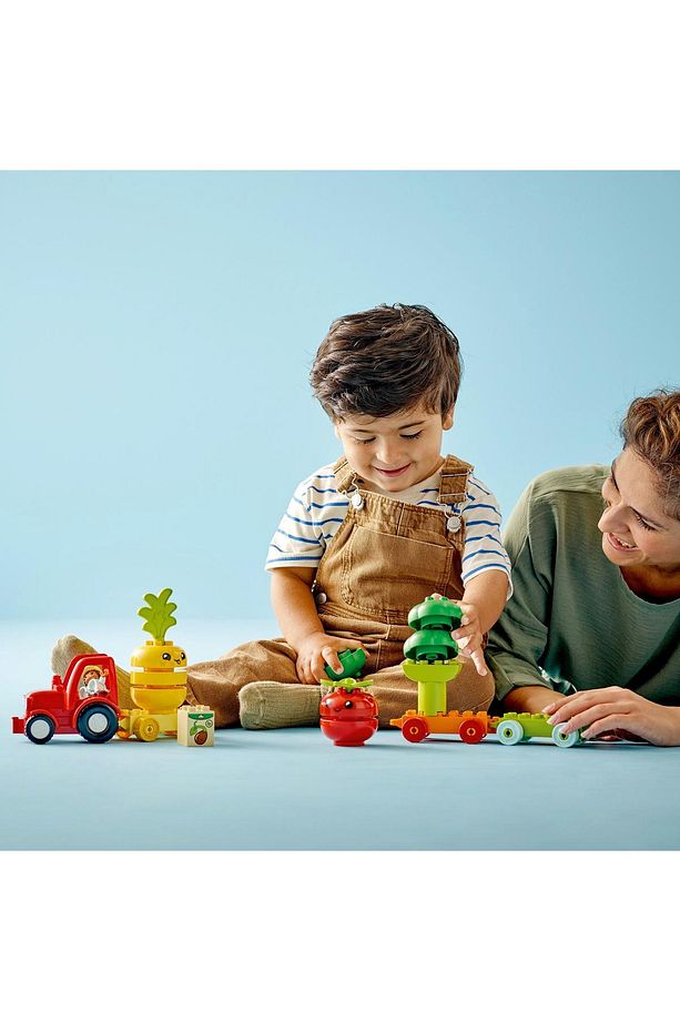 ® DUPLO® İlk Meyve Sebze Traktörü 10982 - Okul Öncesi İçin Eğitici Oyuncak Yapım Seti (19 Parça) - 9