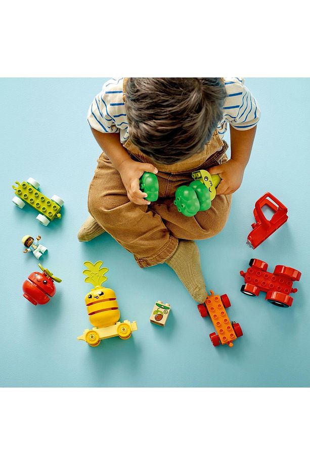 ® DUPLO® İlk Meyve Sebze Traktörü 10982 - Okul Öncesi İçin Eğitici Oyuncak Yapım Seti (19 Parça) - 10
