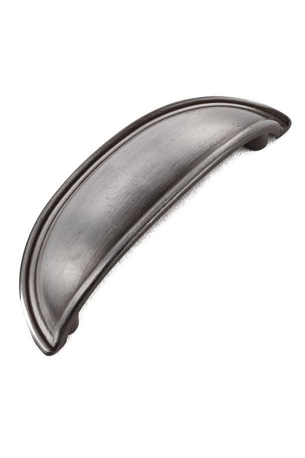 Midye Antik Gümüş 64 Mm Kulp Lüks Country Mutfak Mobilya Dolap Çekmece Kulpu - 1