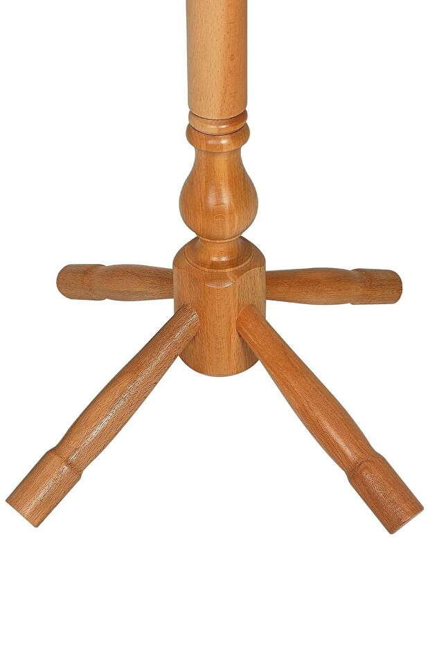 Masif Ahşap Tornalı Askılık - 9