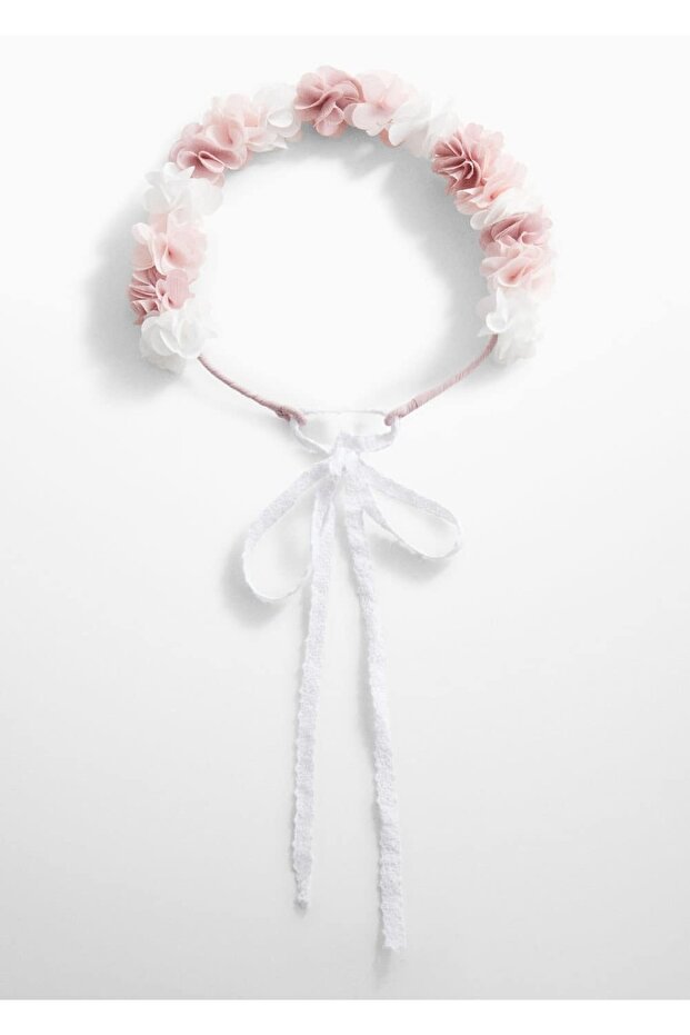 Embossed Flower Patterned Crown - 2