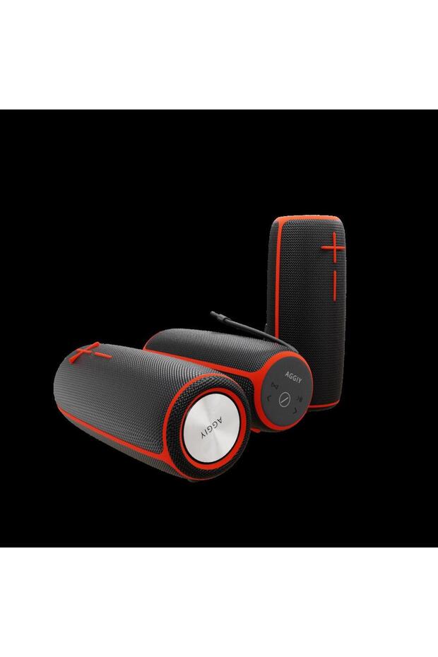 Ag-s21 Su Geçirmez, Yüksek Kaliteli Taşınabilir Bluetooth Hoparlör, Siyah - 3