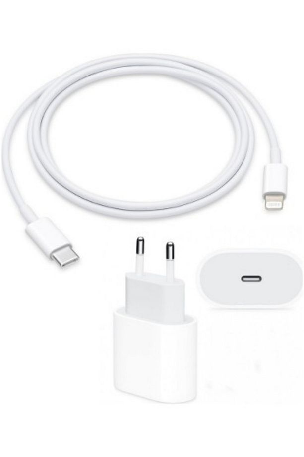 Iphone 7 8 Plus X 11 12 Pro Uyumlu Type-c Lightning 18w Şarj Aleti Usb-c Hızlı Şarz Cihazı - 1