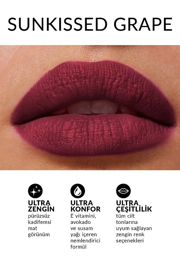 Ultra Mat Ruj - Sunkissed Grape - 2
