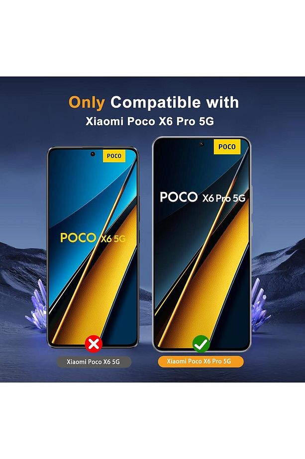 Xiaomi Poco X6 Pro Kamera Lens Koruma Camı ve Hayalet Ekran Camı 2'li Set (BİRER ADET) - 2