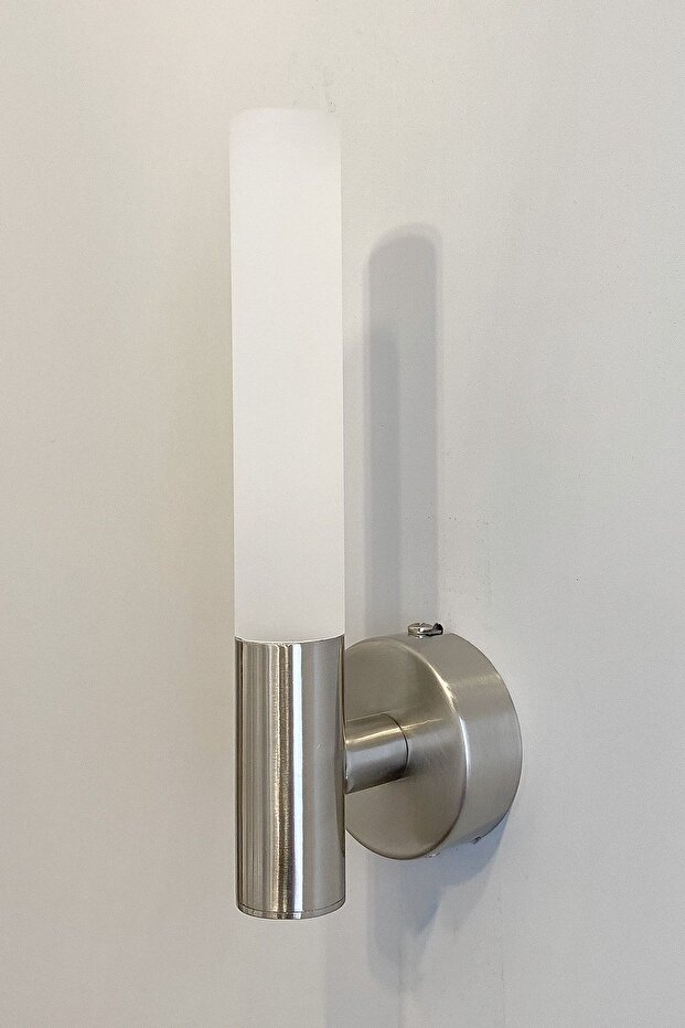 Blur Model Tekli Mat Krom Renk Kaplama Led Aplik - 5