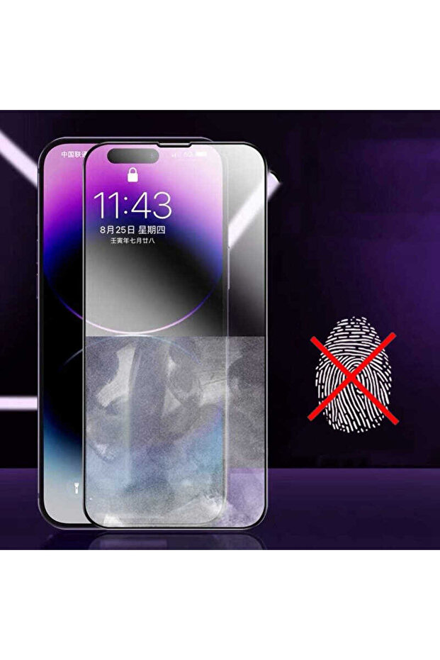 متوافق مع Apple iPhone 15 - واقي شاشة من السيراميك غير اللامع من Davin - 3