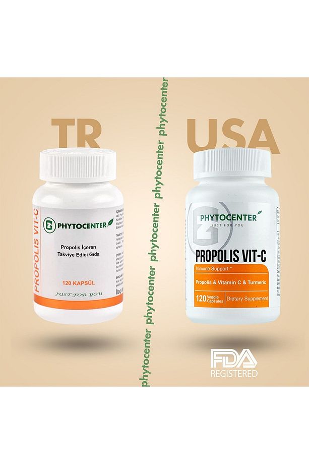 Propolıs Vıt-c Propolis, Zerdeçal Ve C Vitamini Içeren Takviye Edici Gıda 120 Kapsül - 4