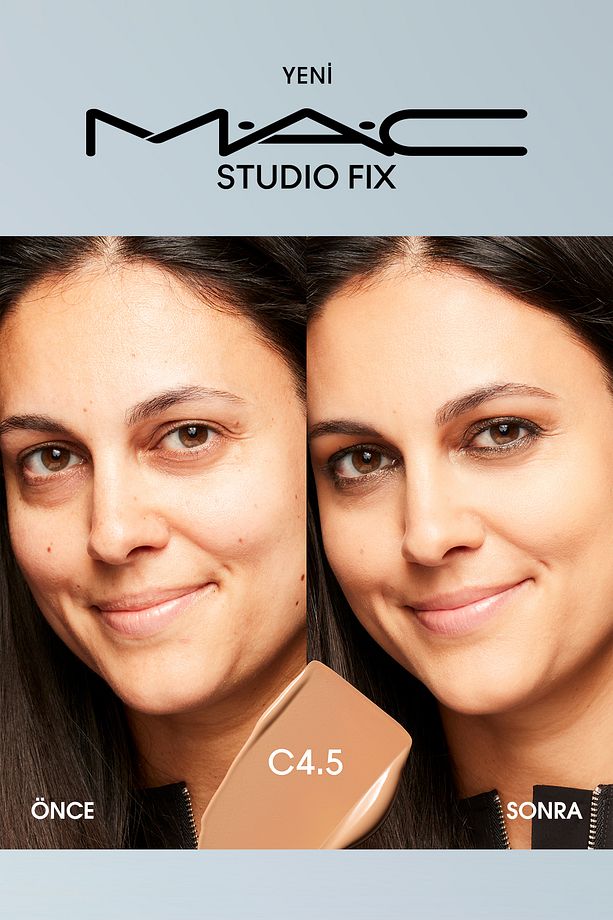24 Saate Kadar Kalıcı Mat Fondöten - Studio Fix Fluid Spf15 - Renk: C4.5 - 30ml - 5