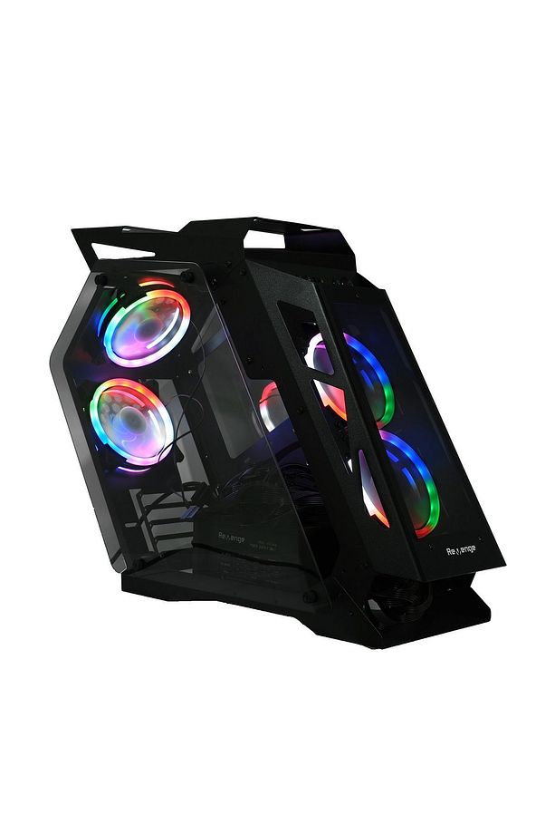 Darth Vader 4 Rgb Fanlı Şeffaf Temperli Cam Robotik Gaming Oyuncu Bilgisayar Kasası - 7