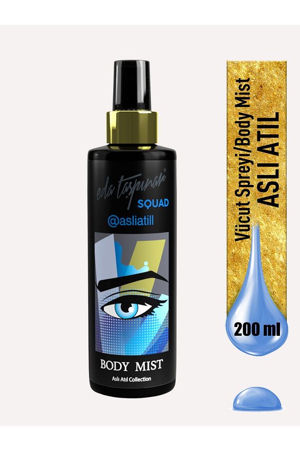 Squad Aslı Atil Collection Body Mist Vücut Spreyi 200ml. (EGX73) - 1