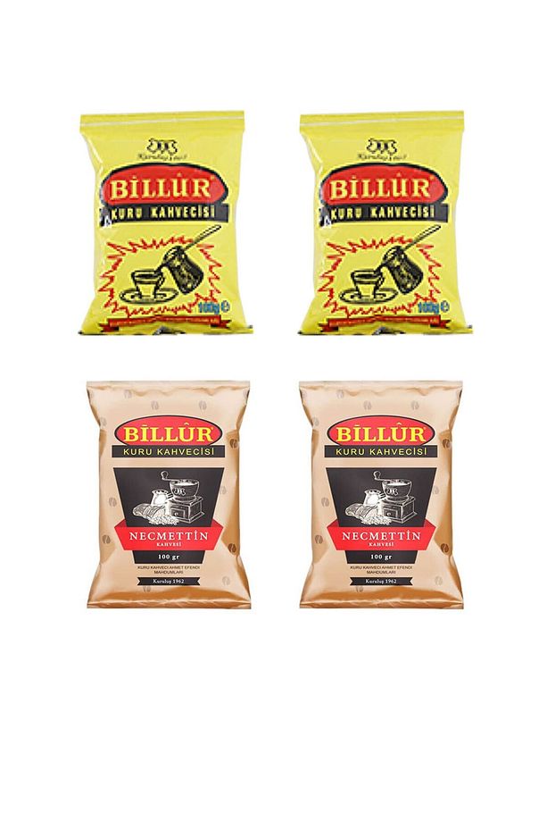 Kahve Seti ( 2 Adet Türk Kahvesi 100gr + 2 Adet Dibek Necmettin Kahvesi 100gr ) - 1