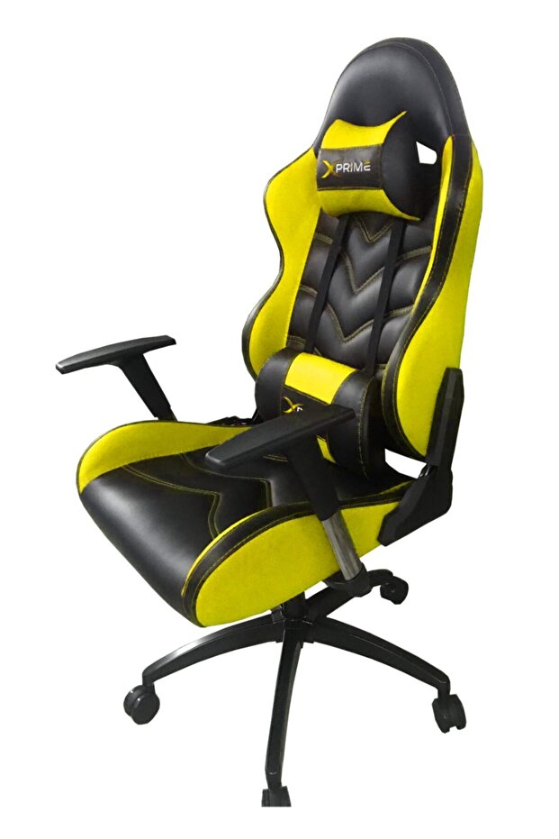 Xprime One Oyuncu Koltuğu Sarı 7555s - 4