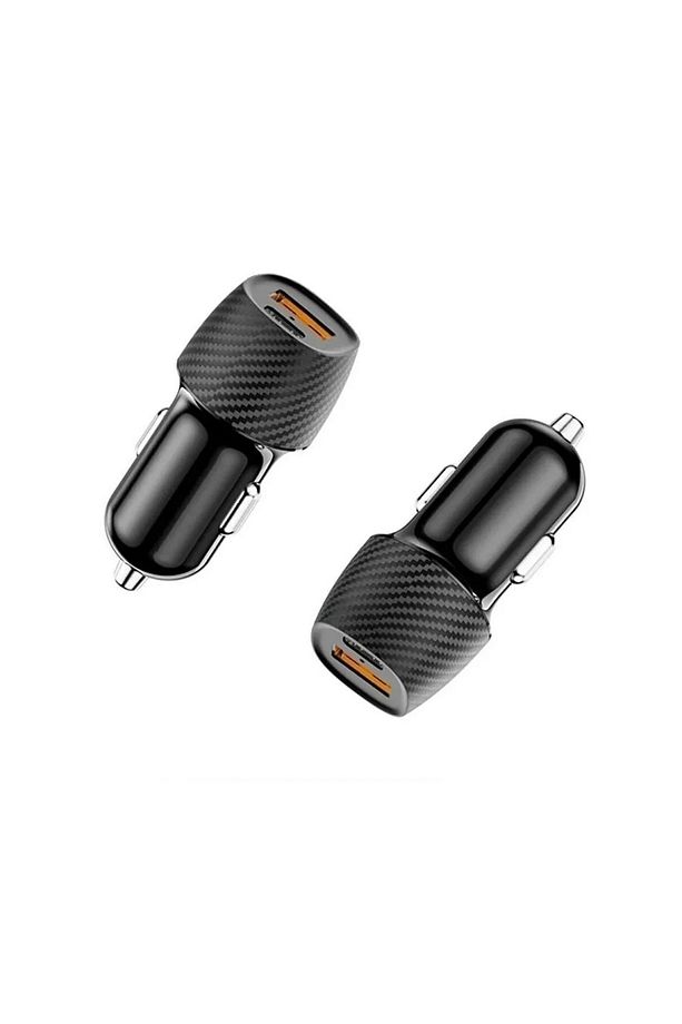 3.0 Qualcomm 2 Usb Hızlı Araç Şarjı 38 watt Hızlı şarj usb usb-c girişli Çakmaklık Oto Şarj Başlığı - 4