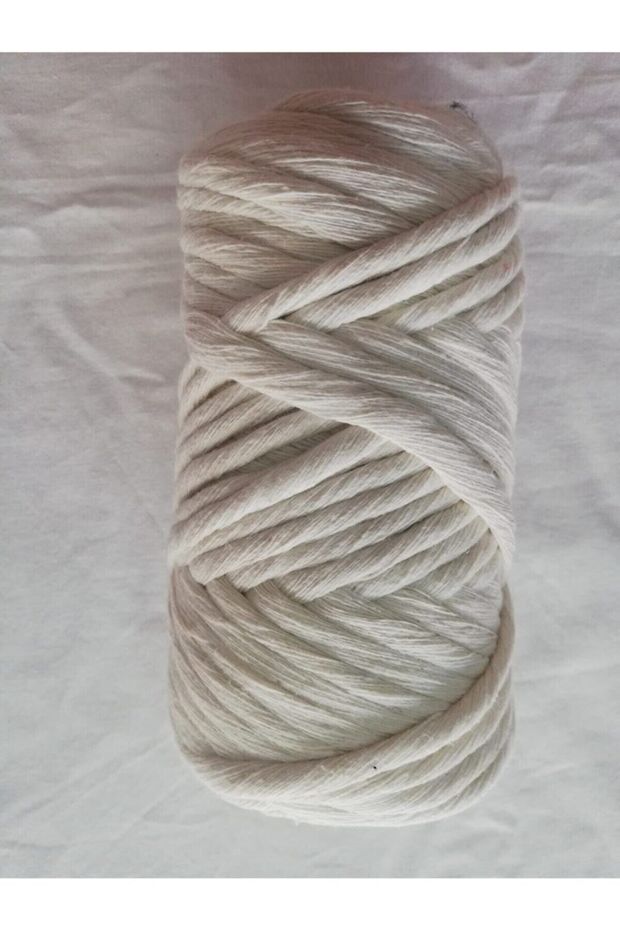 Twisted Macrame Carding Thread Macrame Thread Cream - 1